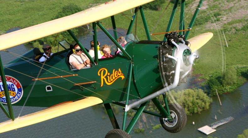 Vintage biplanes from the golden age of aviation will fly in to Springfield-Beckley Municipal Airport for the Barnstorming Carnival Saturday and Sunday. CONTRIBUTED