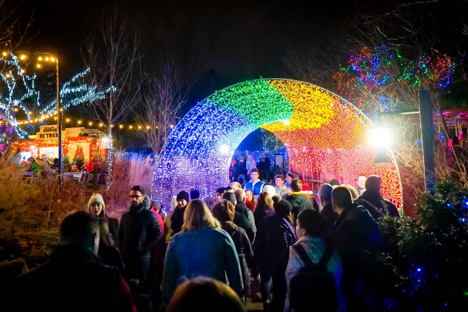Scenes fromt the Cincinnati Zoo and Botanical Garden 37th annual Festival of Lights. GREG LYNCH / STAFF