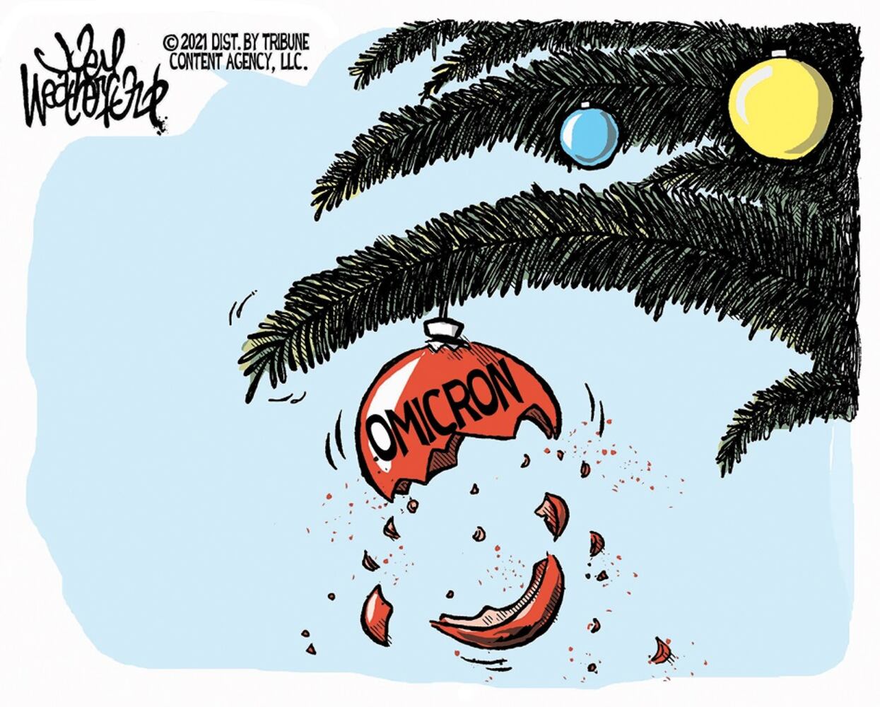 WEEK IN CARTOONS: Omicron Christmas, Joe Manchin and more