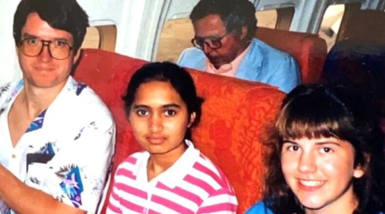 Tom Stafford, Lisa Patel and Sarah Bendure fly to Atlanta to cover the 1988 Democratic National Convention for Children's Express. CONTRIBUTED PHOTO