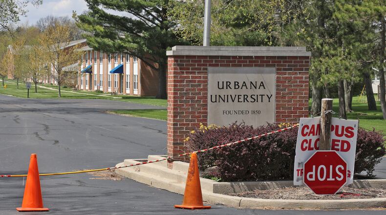 The old Urbana University campus has been listed for sale. BILL LACKEY/STAFF