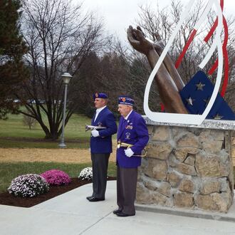 The Veteran’s Memorial on the Clark State Springfield Campus. CONTRIBUTED