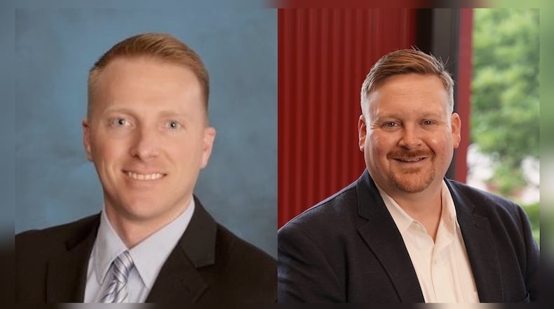 Matthew Cox (left) and Eric Benjamin Renegar (right) were elected to the two Northwestern Board of Education seats.
