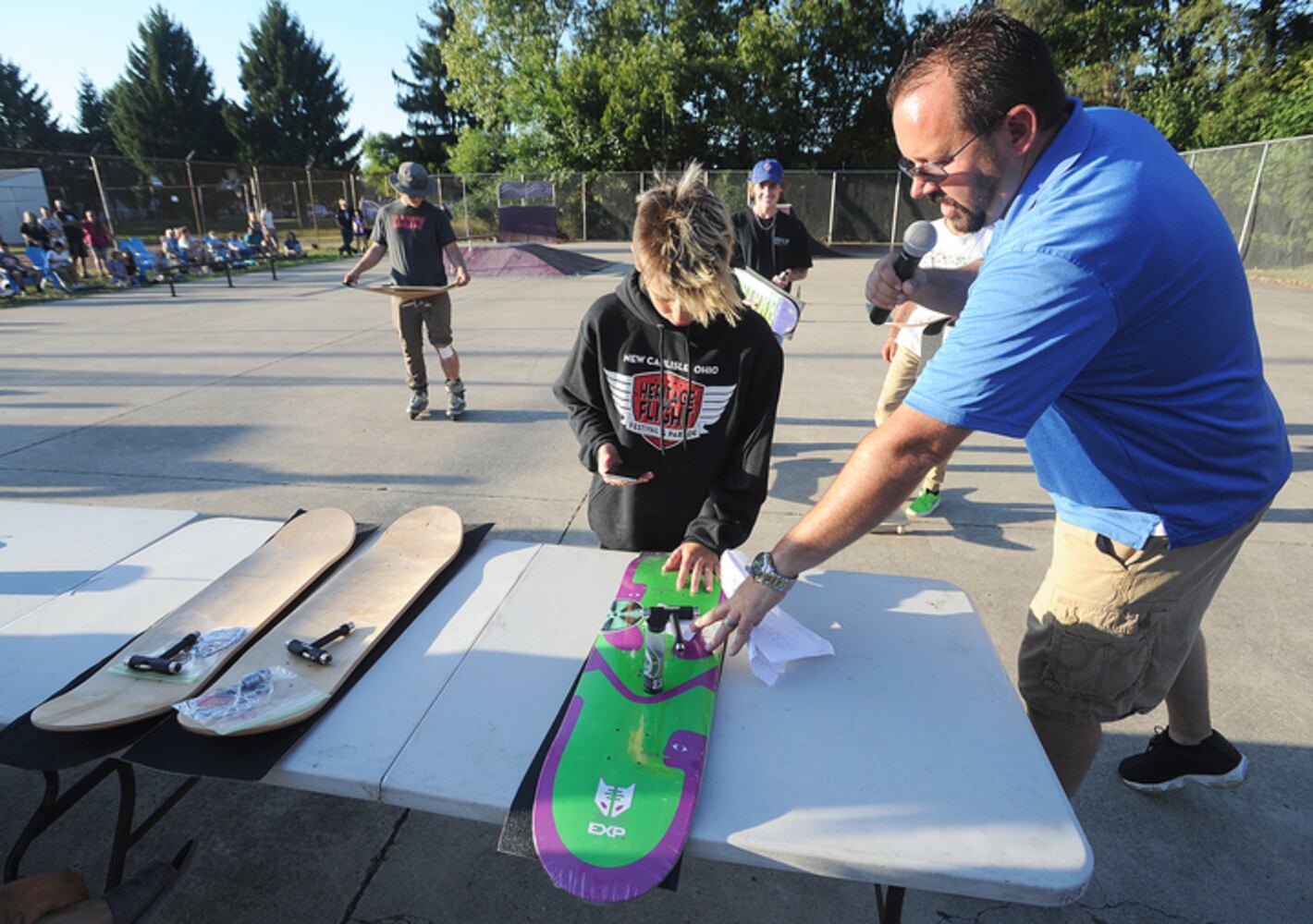 PHOTOS: Skateboard competition in New Carlisle