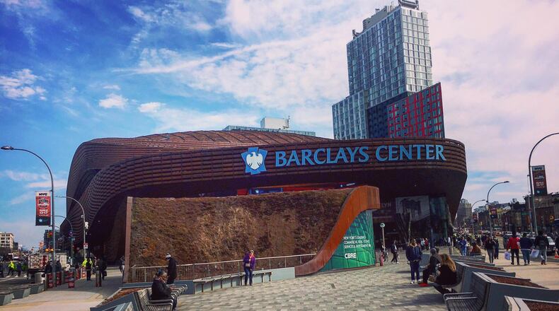 The Barclays Center is pictured on Thursday, March 14, 2019, in Brooklyn, N.Y. David Jablonski/Staff