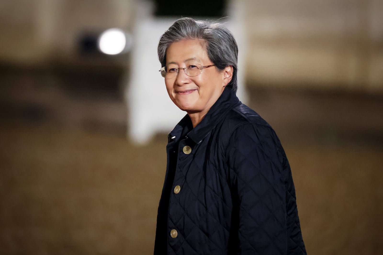 FILE - Lisa Su, CEO of Advanced Micro Devices, arrives for a dinner at the Elysee Palace, during an event on the sidelines of the Artificial Intelligence Action Summit in Paris, Monday, Feb. 10, 2025. (AP Photo/Thomas Padilla, File)