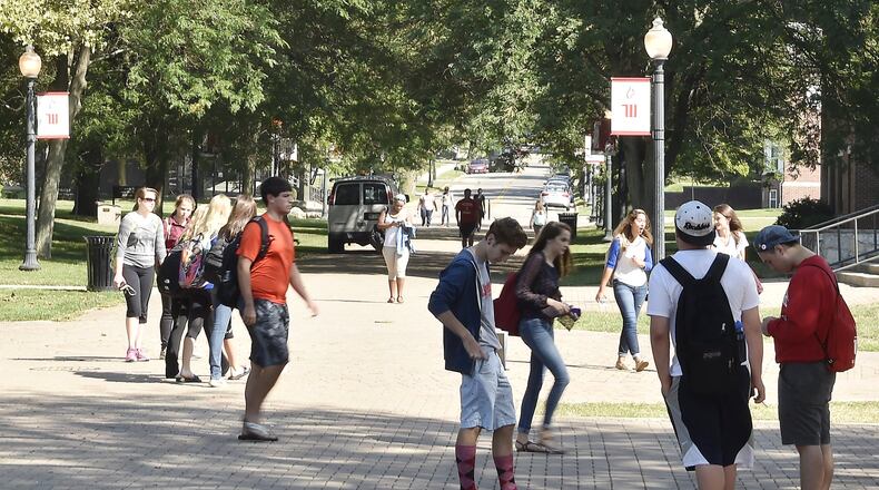 Wittenberg University announced Tuesday night that starting on Monday, March 16, it will suspend all face-to-face instruction until at least March 23. BILL LACKEY/STAFF