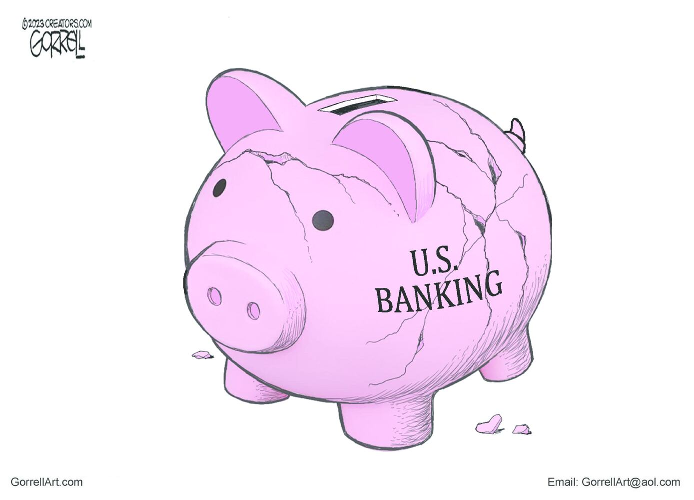 WEEK IN CARTOONS: Bank collapse, Russia and more