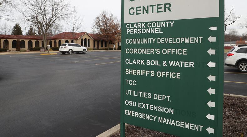 The Clark County offices at the Springview Government Center. BILL LACKEY/STAFF