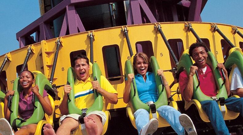 Kings Island Amusement Park is one of Warren County’s biggest tourist attractions. SOURCE: WARREN COUNTY CONVENTION & VISITORS BUREAU