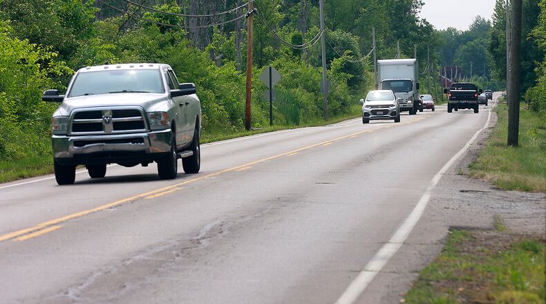 The Clark County Engineer’s Office is planning a roughly $6.2 million project to improve safety and alleviate flooding problems on Spangler Road in western Clark County. Local, state and federal funds will pay for the project, which is tentatively scheduled to begin work in 2026. BILL LACKEY/STAFF