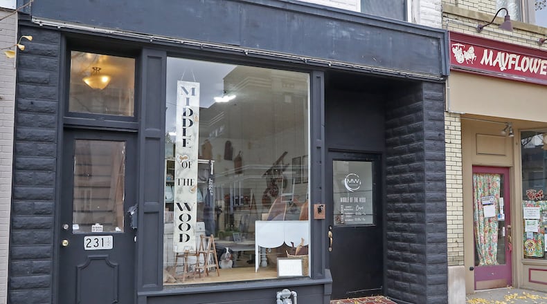 Middle of the Wood, at 231 N. Main St. in Urbana Wednesday, Oct. 26, 2022. BILL LACKEY/STAFF