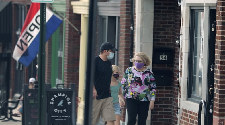 The Greater Springfield Partnership is starting new program to attract more people to downtown Springfield businesses. BILL LACKEY/STAFF