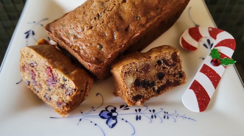 A tasty fruitcake makes for a great holiday gift for friends and family. CONTRIBUTED