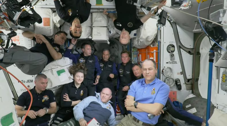 The Ax-1 crew are successfully boarded and docked on the International Space Station as of Saturday, April 9. Credit: Axiom Space website.
