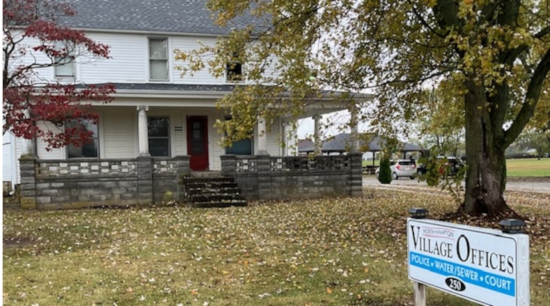 This is the front of the North Hampton Village Offices, 250 W. Clark St. The local mayor's court is in session twice a month. ED RICHTER/STAFF