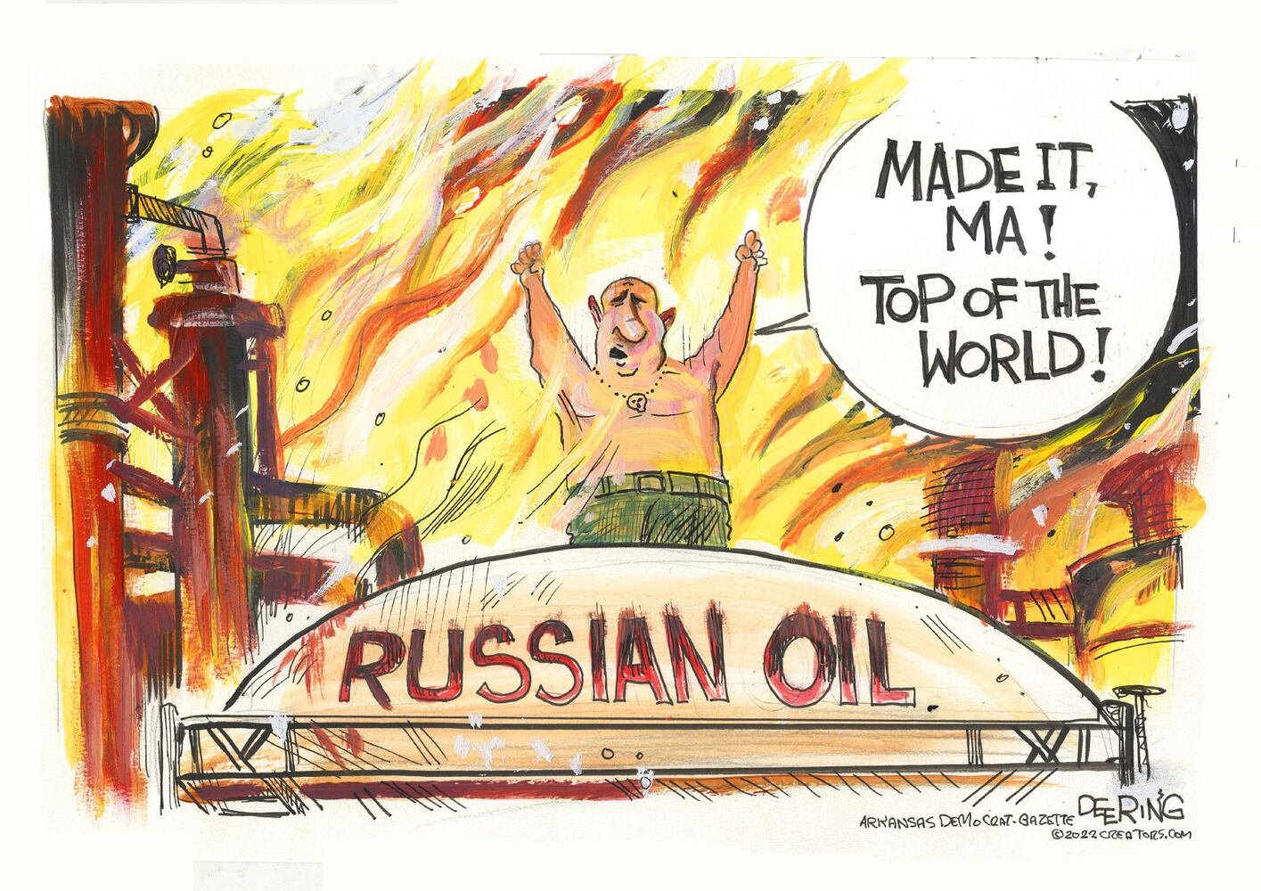 WEEK IN CARTOONS: Gas prices, Ukraine, Putin and more