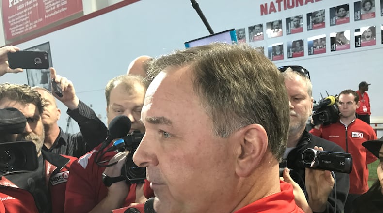 Ohio State offensive coordinator Kevin Wilson.