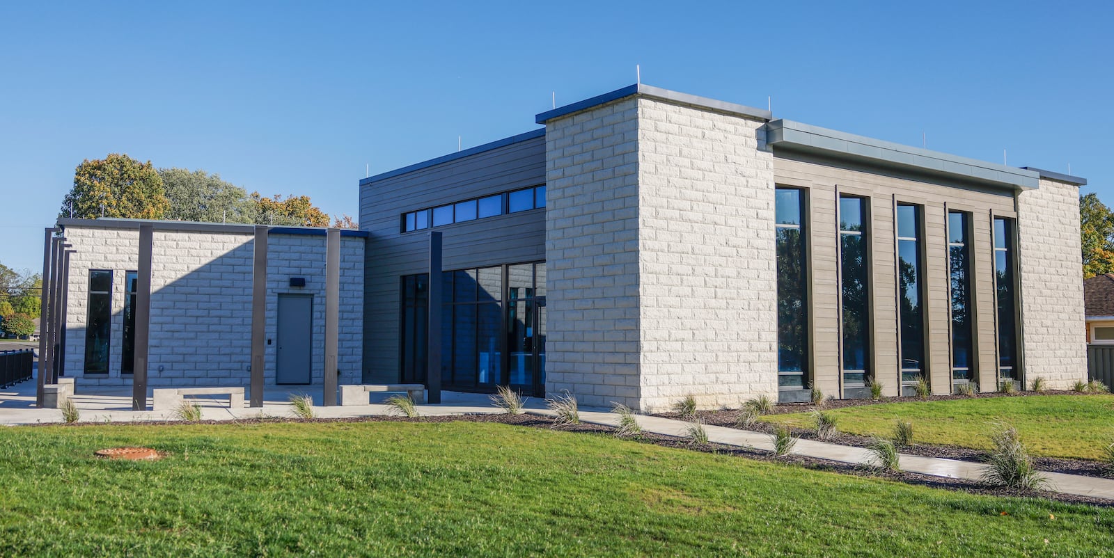 A view of the Northridge Library branch in Springfield on Monday, October 20, 2025, that's expected to open in early November. JOSEPH COOKE/STAFF
