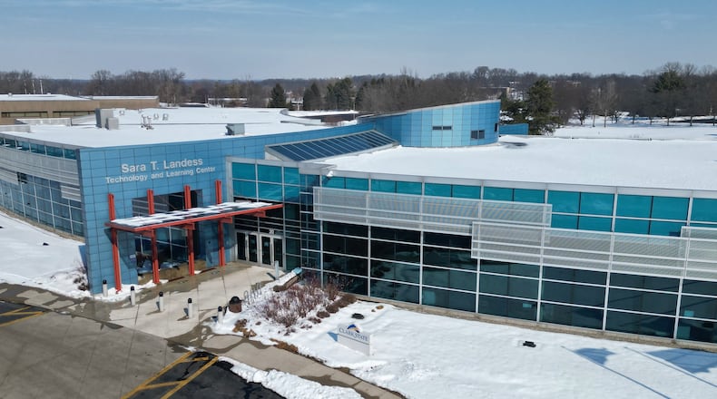 Clark State College's main campus at 570 E. Leffel Lane in Springfield on Feb. 10, 2026. JOSEPH COOKE/STAFF