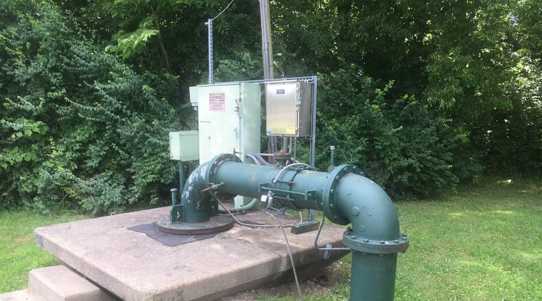 Dayton has shut down wells like this one near the Dayton Fire Training Center due to PFAS in the water. WILL GARBE / STAFF
