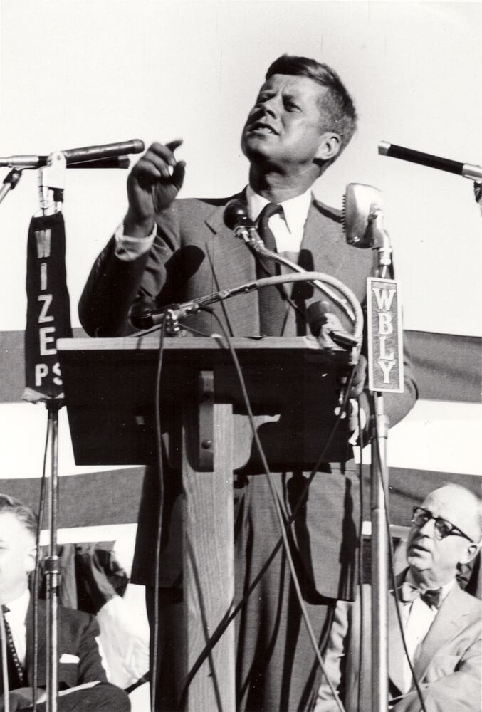 JFK Springfield campaign stop October 1960