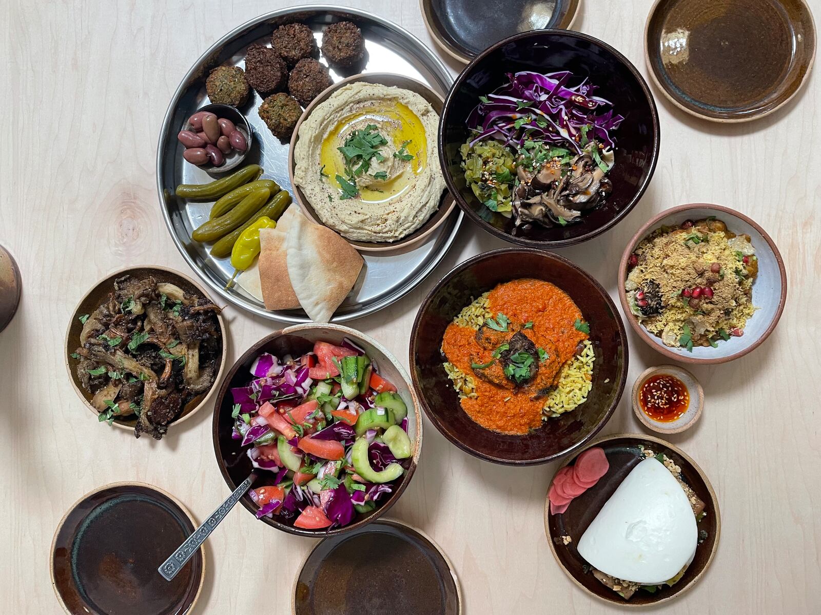 MAZU, a vegan restaurant inspired by Indian, Israeli and Taiwanese cuisine, is open at 229 Xenia Ave. in Yellow Springs. NATALIE JONES/STAFF