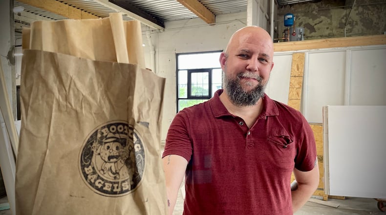 Bootleg Bagels, a micro bakery based in Yellow Springs, is planning to open a brick-and-mortar spot in Dayton on Wayne Avenue this fall. Pictured is owner Benjamin Bullock. NATALIE JONES/STAFF