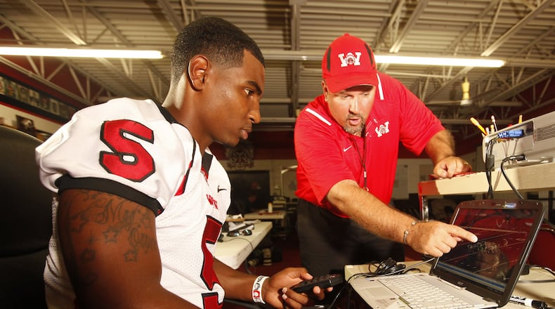 New Greenon offensive coordinator Brian Blevins groomed Braxton Miller at Wayne. FILE