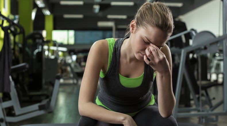 Most experts agree that if you wish to exercise and have cold symptoms such as stuffy nose without fever, watery eyes, sneezing or scratchy throat, working out moderately is okay. However, anything beyond this should be checked by your doctor. ISTOCK