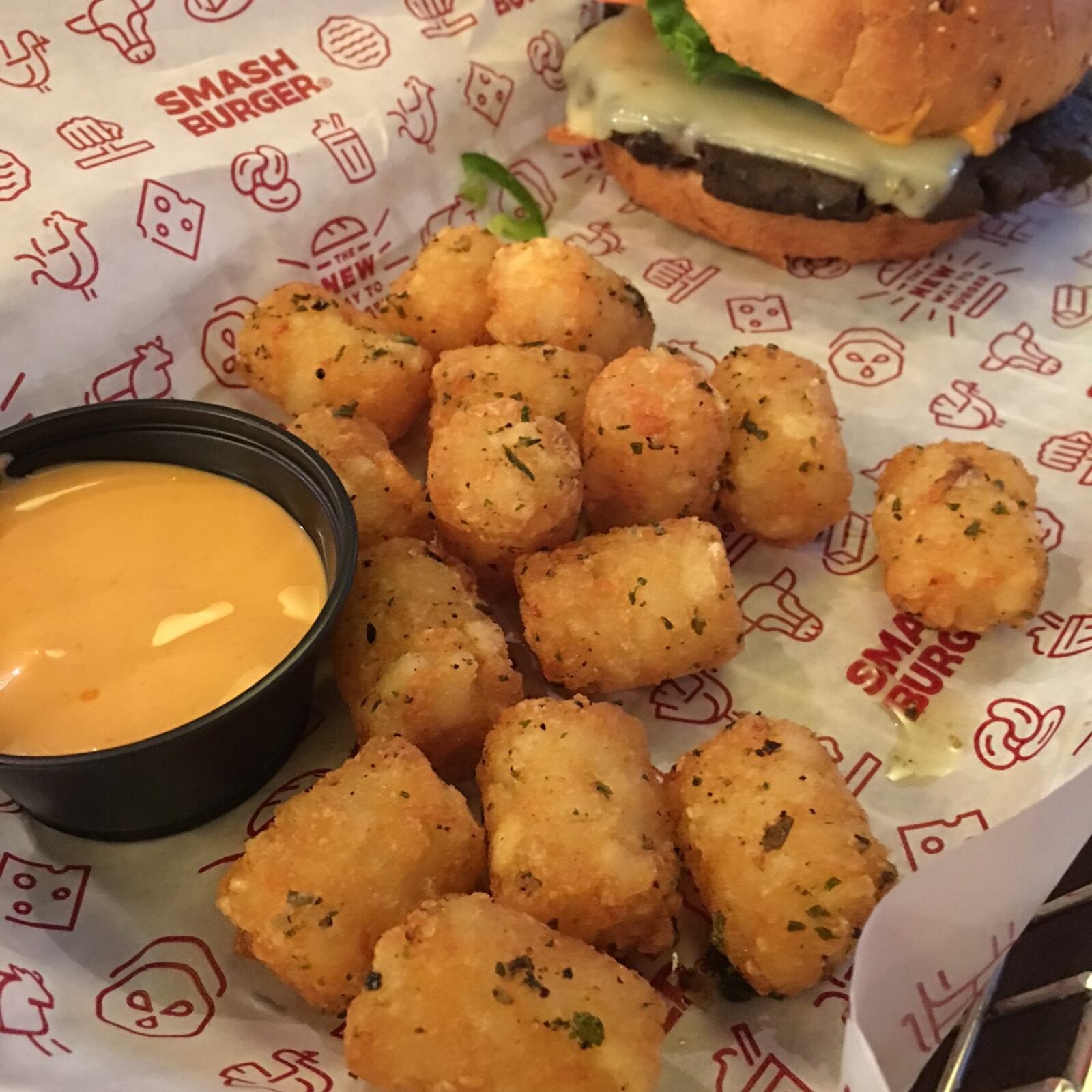 Smashburger is now offering tater tots. PHOTO / Ashley Bethard