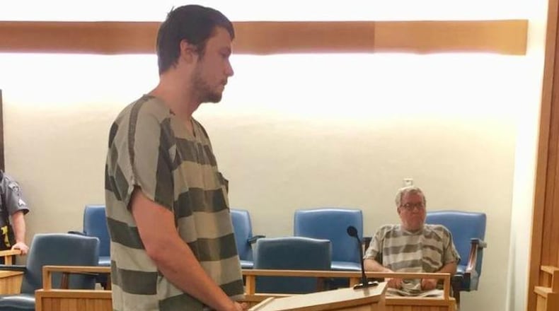 Dalton Konat in Clark County Municipal Court. Jeff Guerini/Staff