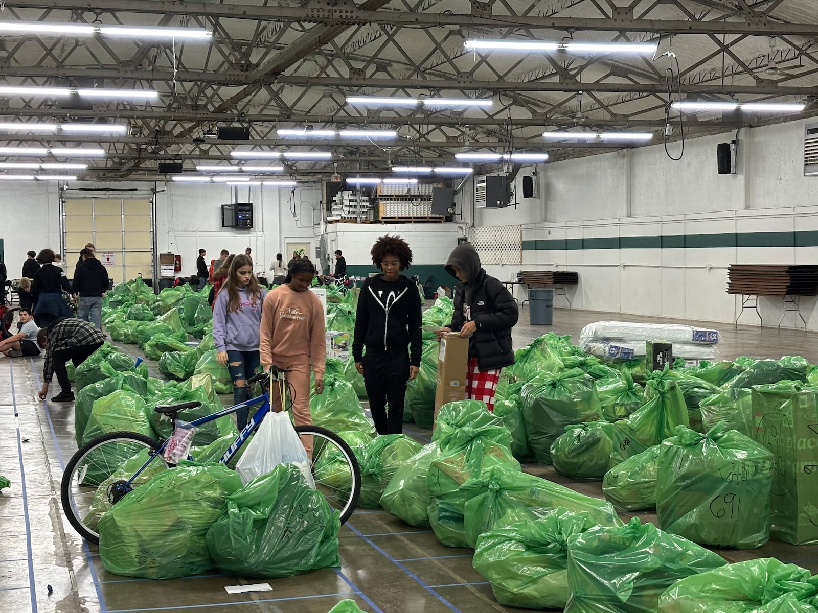 Many Springfield City School District students participated in service projects this winter leading up to the holiday. The Girls Basketball Team spent time helping at The Salvation Army’s Toy Shop. Contributed