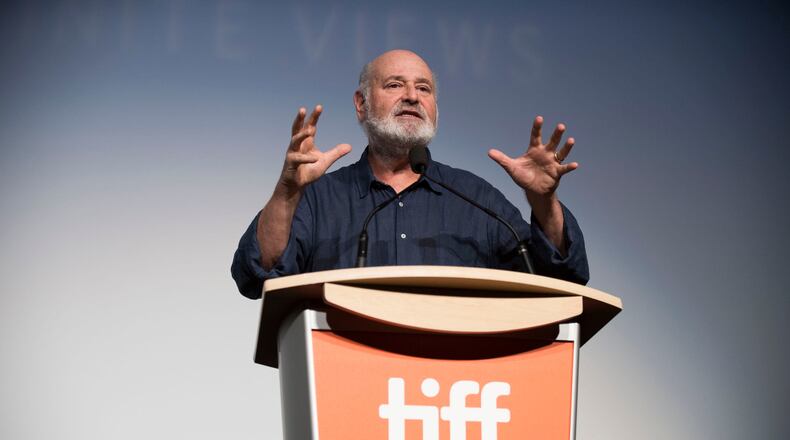 FILE - Director Rob Reiner attends the premiere for "LBJ" on day 8 of the Toronto International Film Festival at Roy Thomson Hall, Thursday, Sept. 15, 2016, in Toronto. (Photo by Arthur Mola/Invision/AP, File)