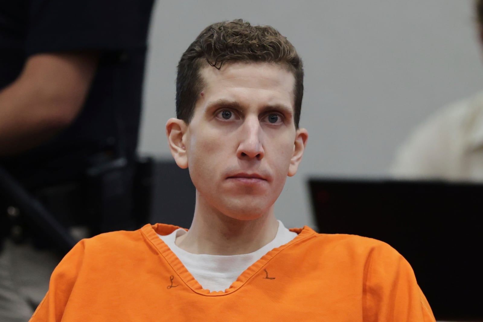 Bryan Kohberger appears at the Ada County Courthouse, for his sentencing hearing, Wednesday, July 23, 2025, in Boise, Idaho, for brutally stabbing four University of Idaho students to death nearly three years ago. (AP Photo/Kyle Green, Pool)