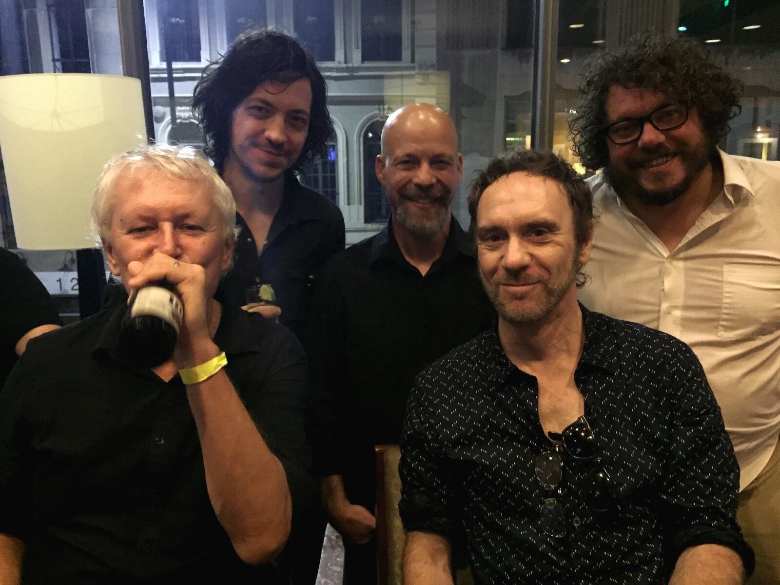 The latest version of Guided By Voices (clockwise from bottom left) Robert Pollard, Mark Shue, Kevin March, Bobby Bare Jr. and Doug Gillard, are doing shows this spring in support of the band s recently released double album, August By Cake. CONTRIBUTED