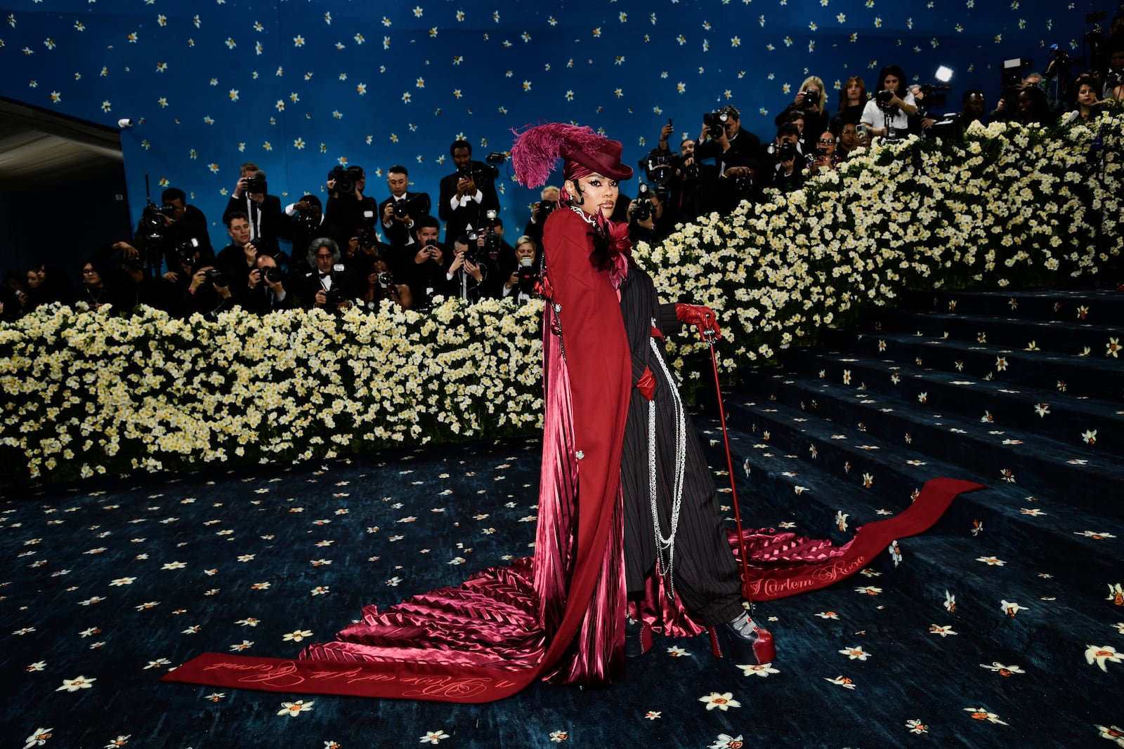 Teyana Taylor attends The Metropolitan Museum of Art's Costume Institute benefit gala celebrating the opening of the "Superfine: Tailoring Black Style" exhibition on Monday, May 5, 2025, in New York. (Photo by Evan Agostini/Invision/AP)