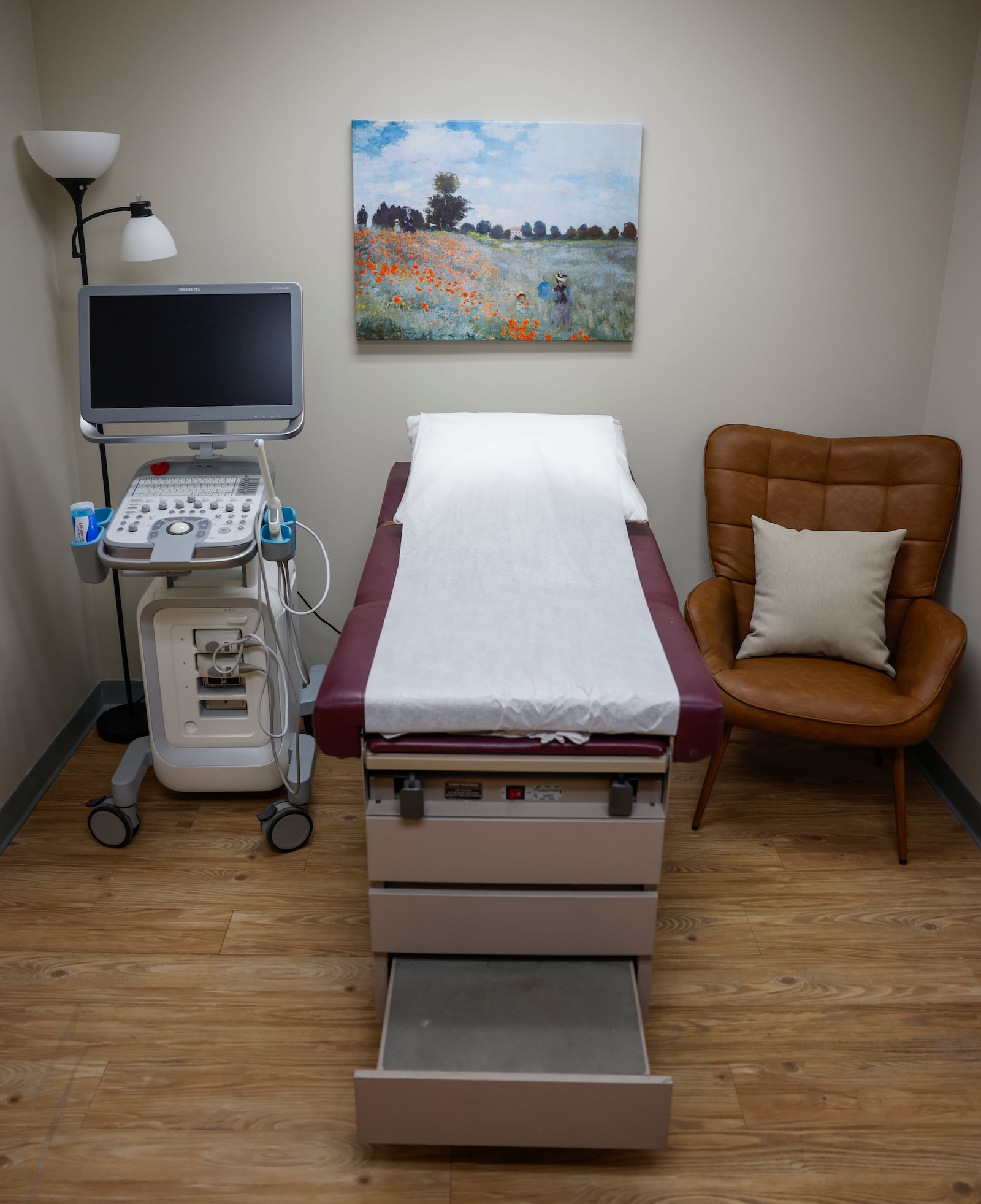 An exam room in the Pregnancy Resource Clinic of Clark County's second location at 1061 N. Bechtle Ave. on March 3, 2026, in Springfield. JOSEPH COOKE / STAFF