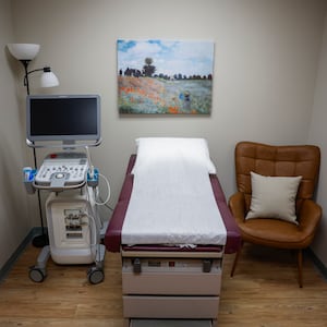 An exam room in the Pregnancy Resource Clinic of Clark County's second location at 1061 North Bechtle Avenue on March 3, 2026, in Springfield. This location opens on March 23 to expand access for the local community. JOSEPH COOKE/STAFF