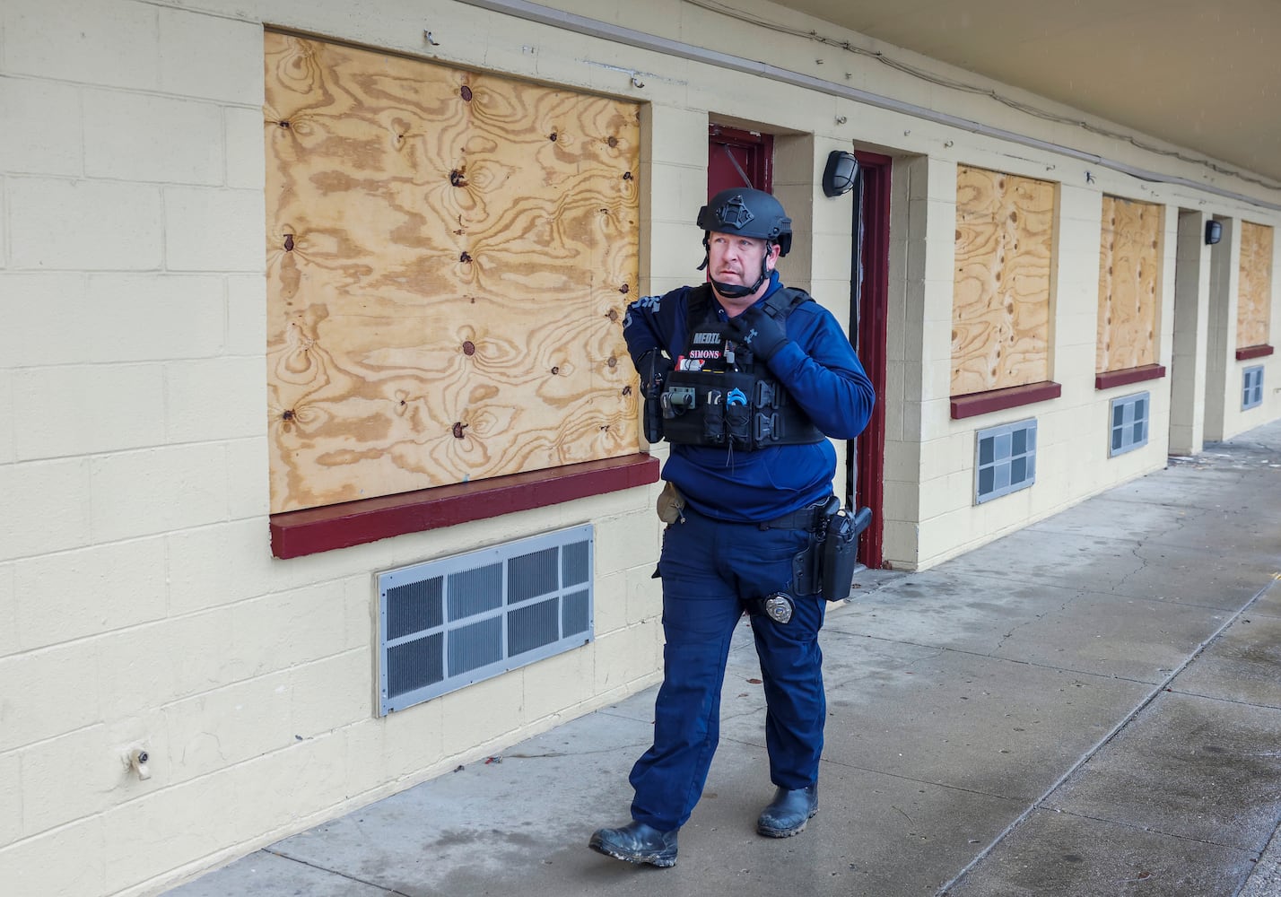 Police training at Executive Inn