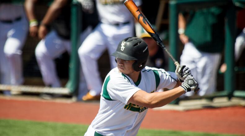 Wright State’s Seth Gray, a Shawnee High School product, is hitting .281 through 13 games in the pregtigious Cape Cod League this summer. CONTRIBUTED