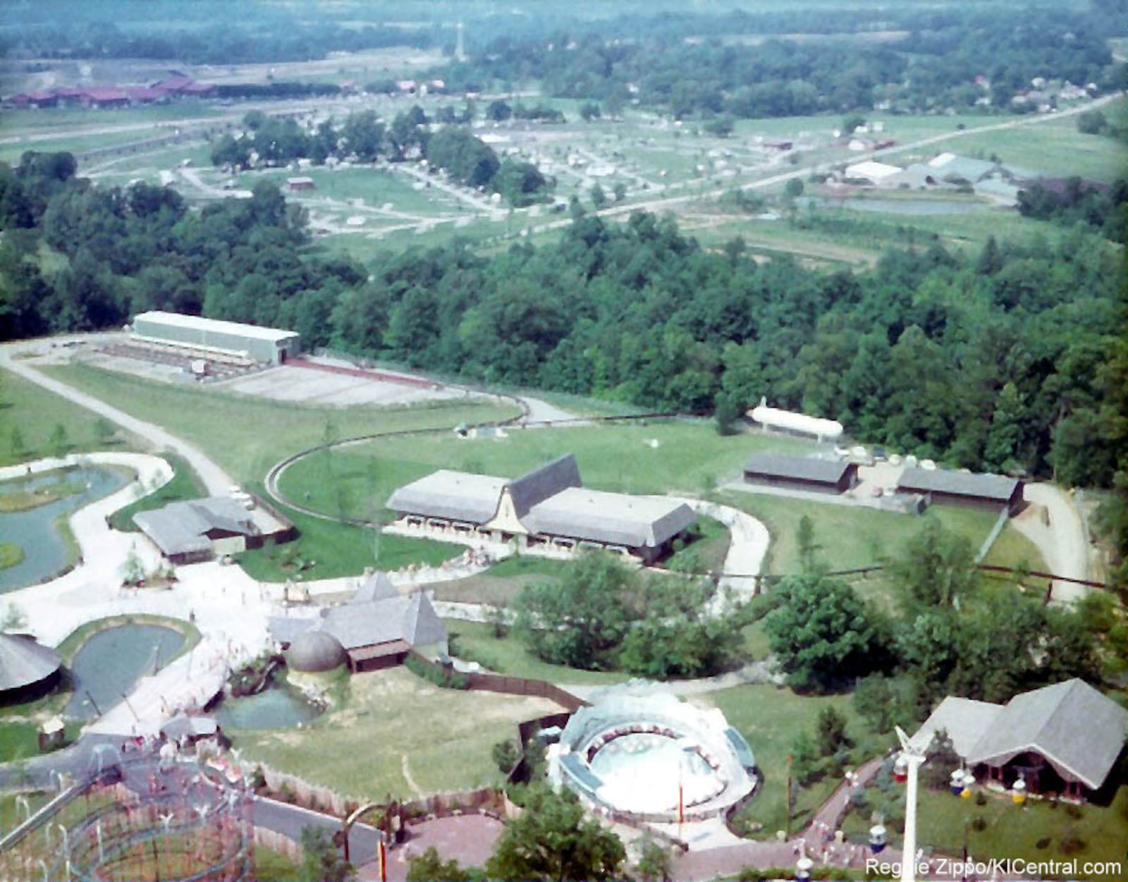 Kings Island's Lion Country Safari would take guests on a monorail trek through various habitats filled with lions, zebras, giraffes and more. Photo taken by Reggie Zippo and submitted by Ki Central