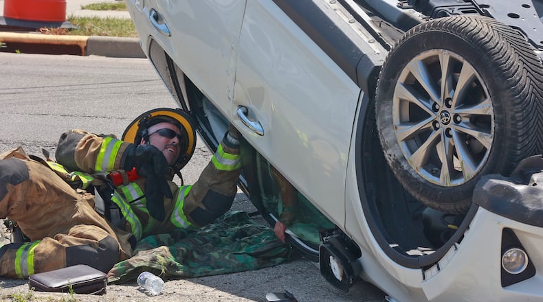 Springfield city officials say their Fire Rescue Division is strained by population increases and immigrants' driving difficulties, saying the city ranks #1 in Ohio for incidents per 1000 people. BILL LACKEY/STAFF