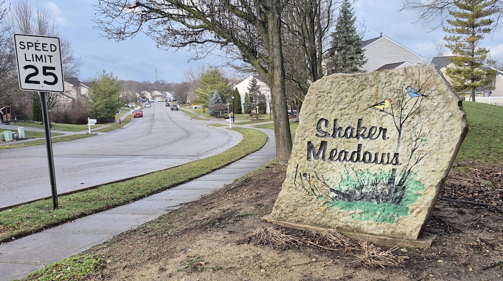 The Henderson Development company wants to add 113 single-family homes to the Shaker Meadows subdivision in Franklin. The first phase of the neighborhood was built in 2003. MICHAEL KURTZ / STAFF