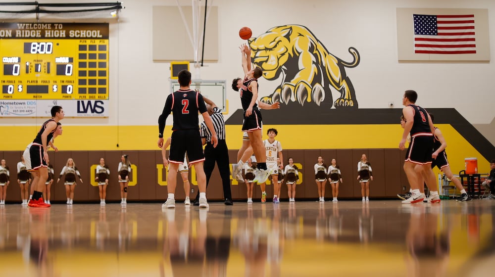 The Kenton Ridge High School boys basketball team beat Tecumseh 69-60 on Friday, Dec. 5, 2025 in Springfield. MICHAEL COOPER / STAFF PHOTO