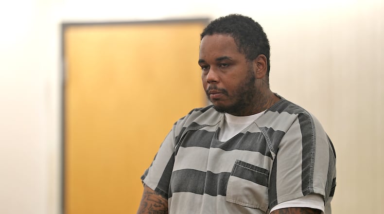 Makik Shaw is arraigned in Clark County Municipal Court of murder charges Thursday, Sept. 22, 2022. Bond was set at $500,000. BILL LACKEY/STAFF