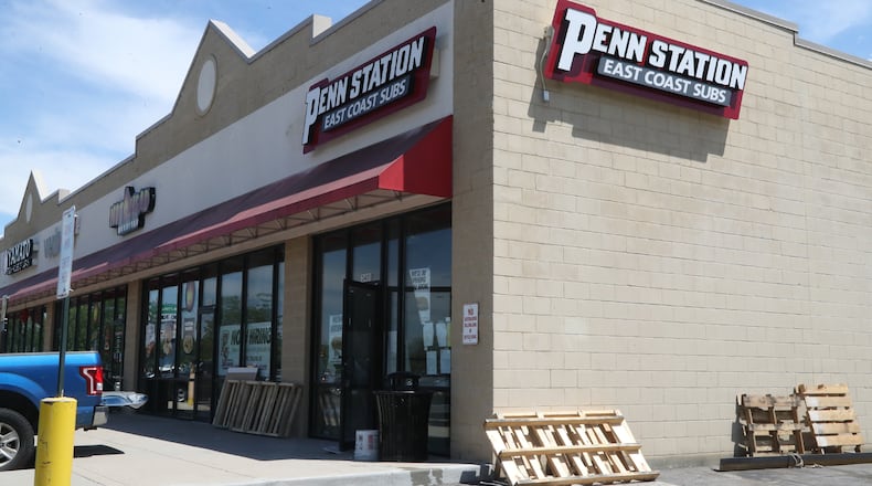 A new Penn Station is under construction near the Tuttle Road Walmart Friday, July 1, 2022. BILL LACKEY/STAFF