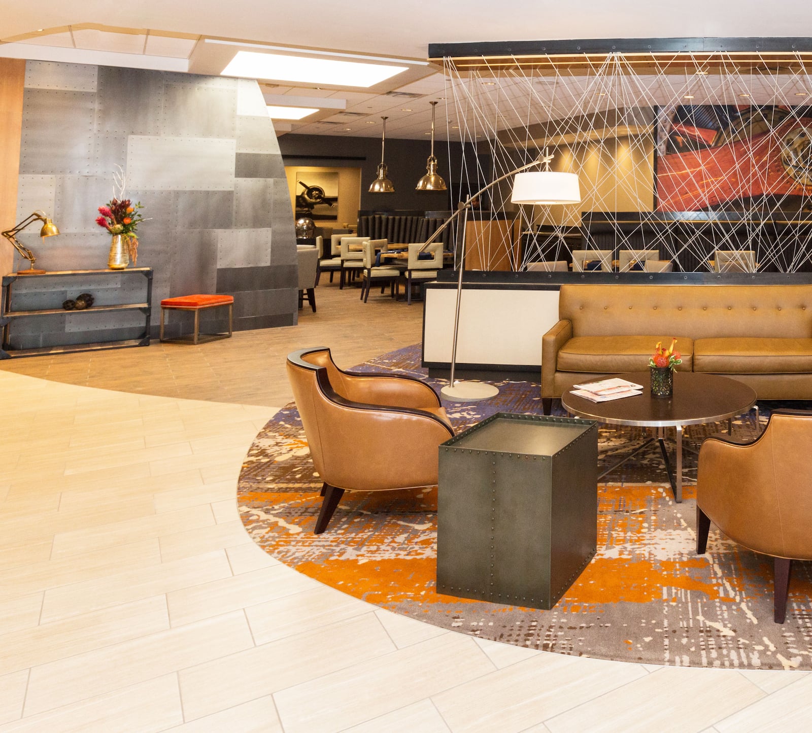 The new DoubleTree by Hilton Dayton/Fairborn pays homage to the area's aviation history with its design. Submitted