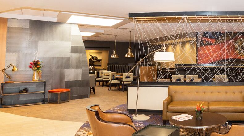 The new DoubleTree by Hilton Dayton/Fairborn pays homage to the area's aviation history with its design. Submitted