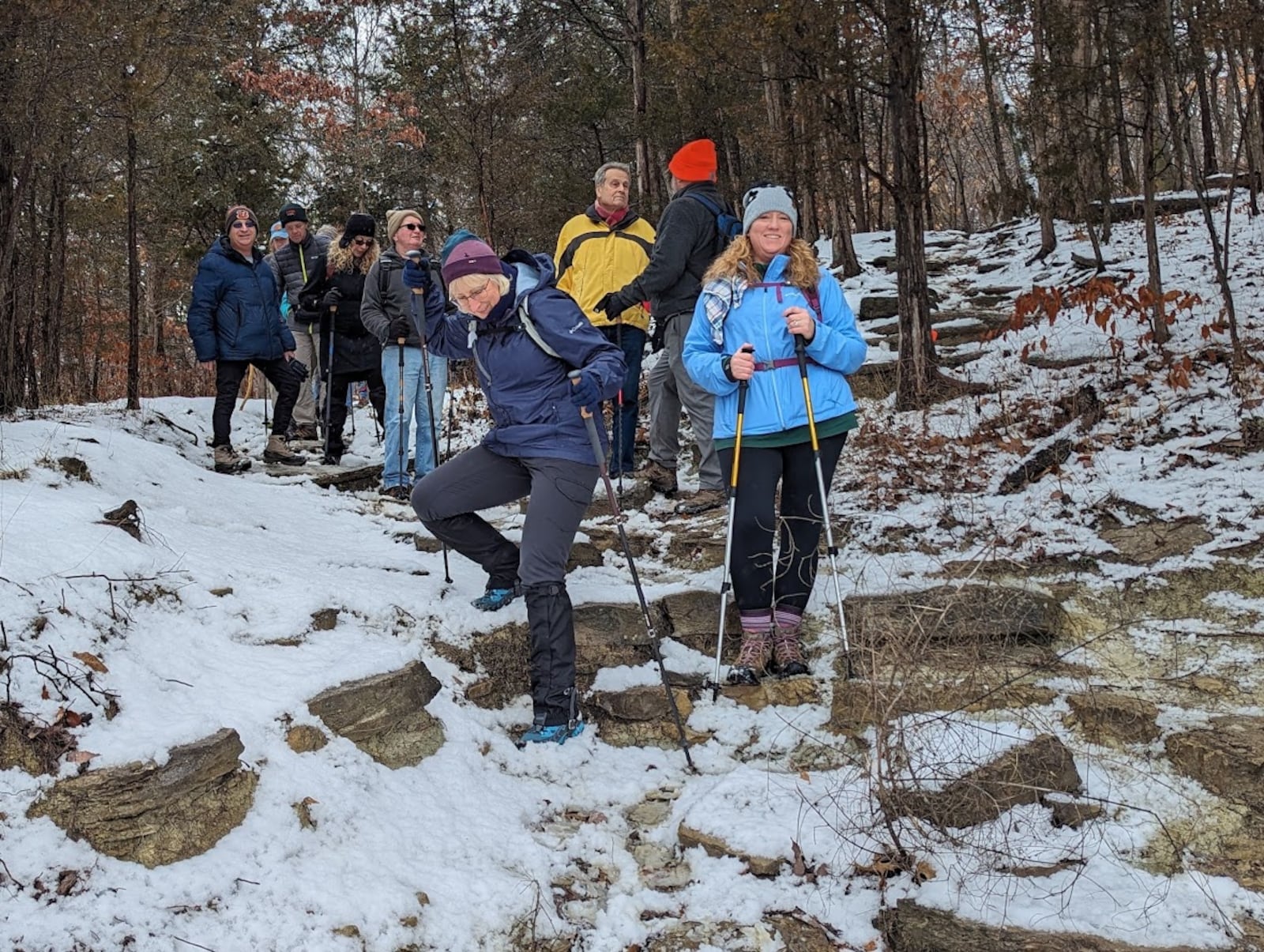 The Dayton Hikers are hosting their Buckeye Trail Winter Hike & Potluck Feast for a 14th time on Jan. 3. CONTRIBUTED